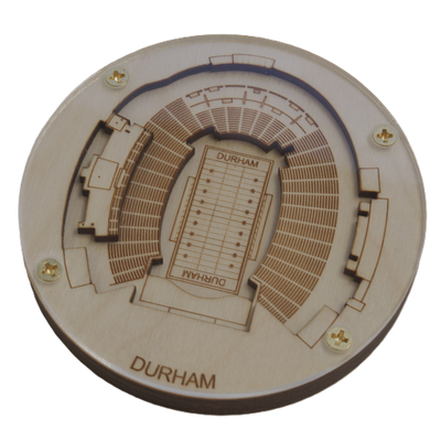 Durham, North Carolina Coaster Art (Wallace Wade Stadium)
