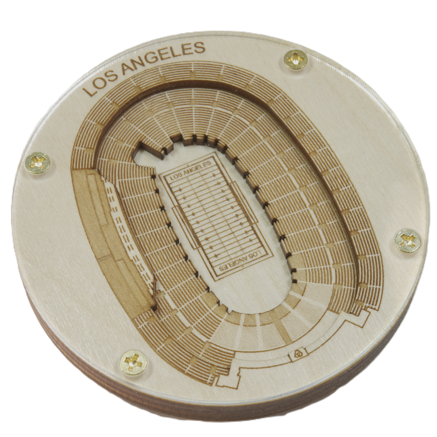 Los Angeles, California Coaster Art (LA Memorial Coliseum)