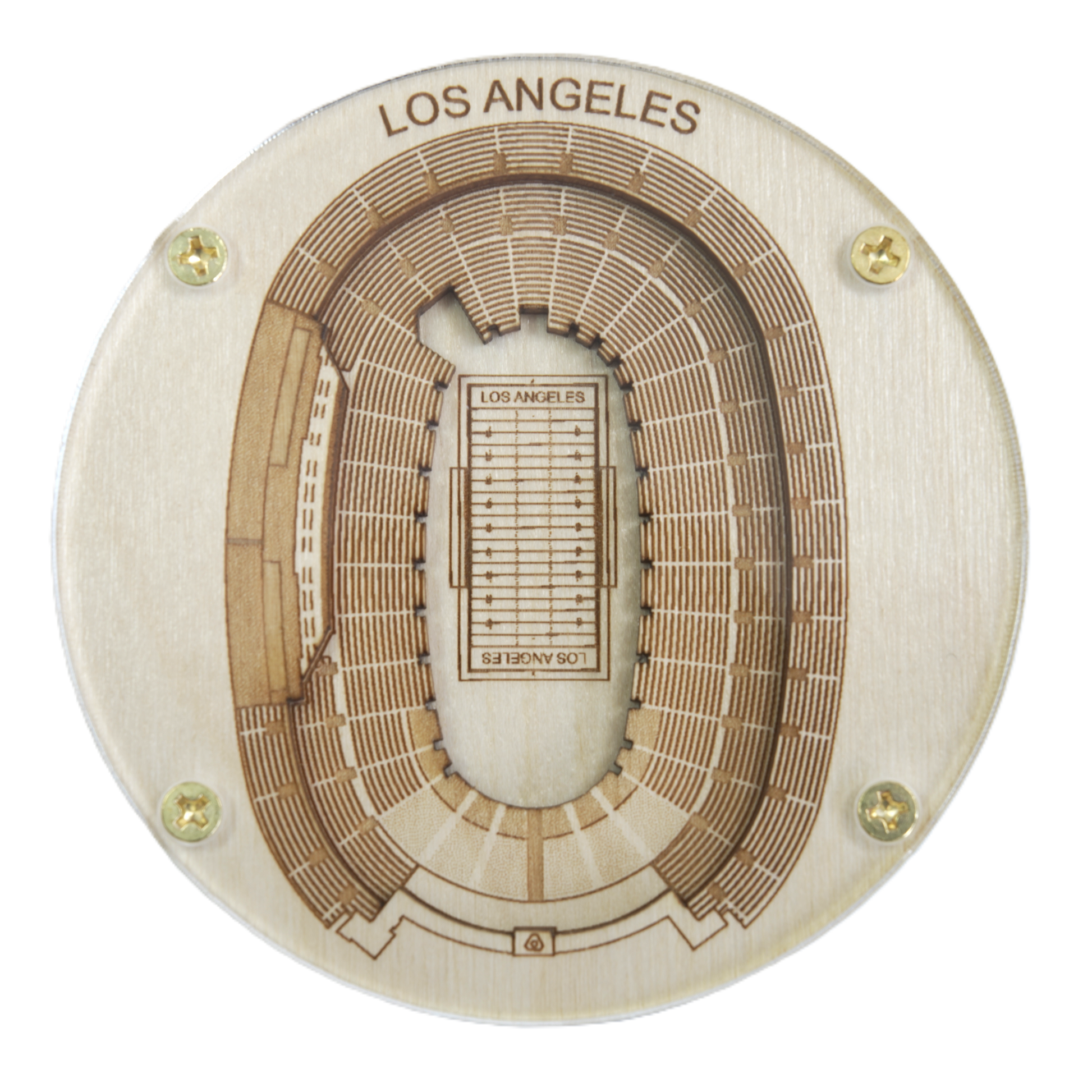 Los Angeles, California Coaster Art (LA Memorial Coliseum)