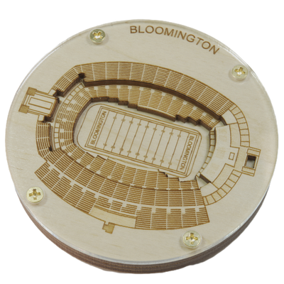 Bloomington, Indiana Coaster Art (Memorial Stadium)