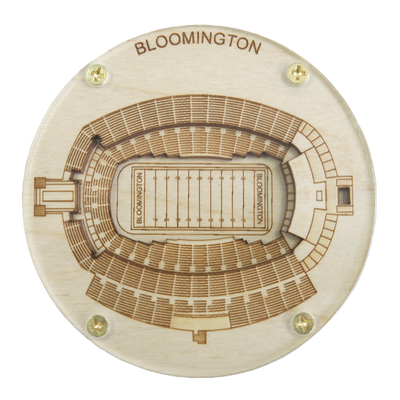 Bloomington, Indiana Coaster Art (Memorial Stadium)