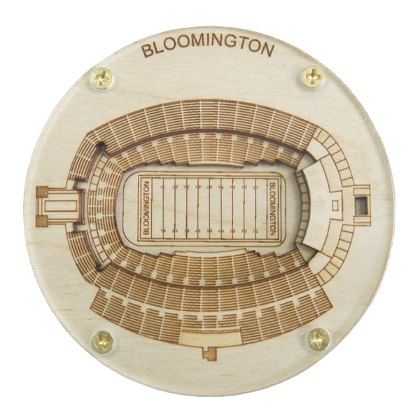 Bloomington, Indiana Coaster Art (Memorial Stadium)