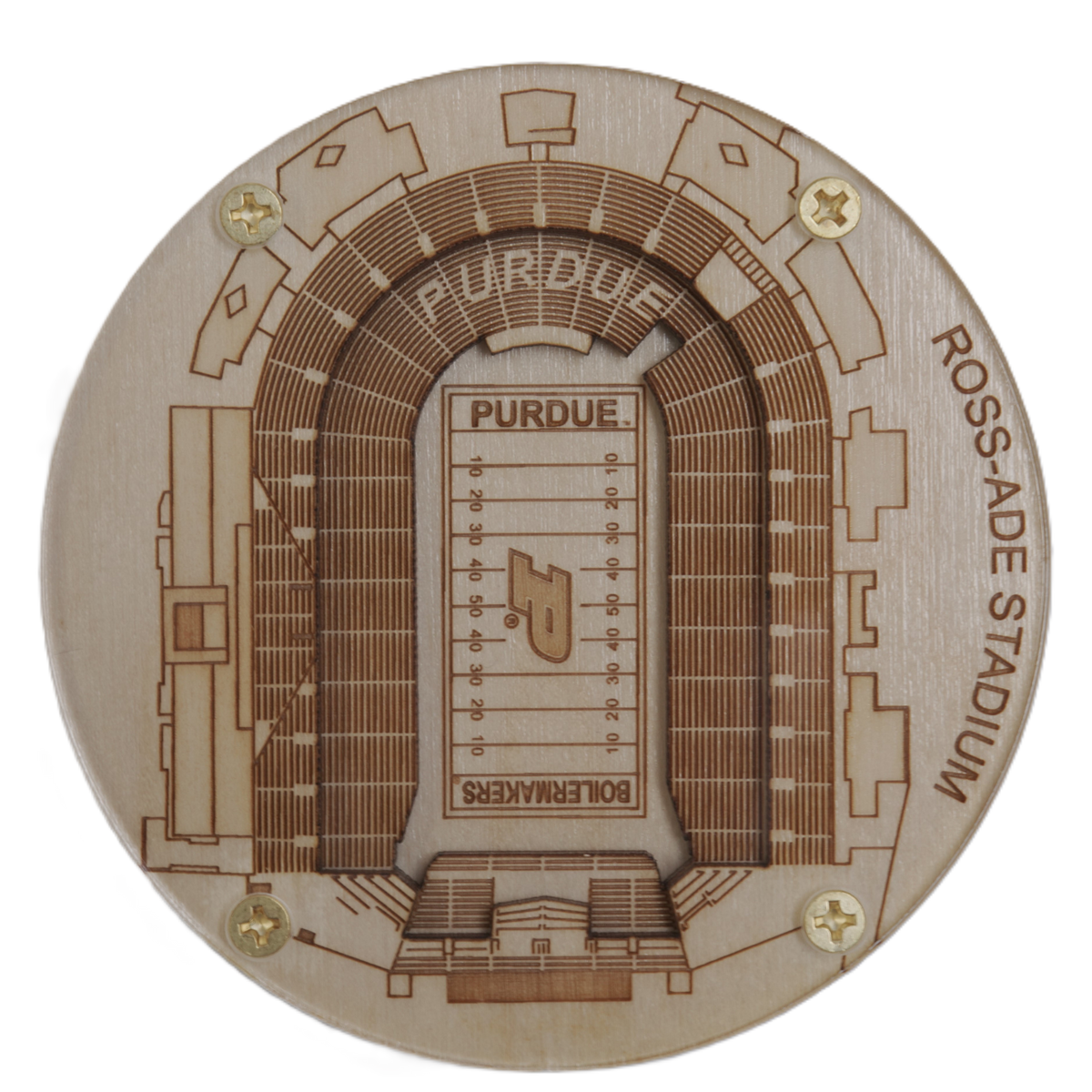 West Lafayette, Indiana Coaster Art (Ross–Ade Stadium)