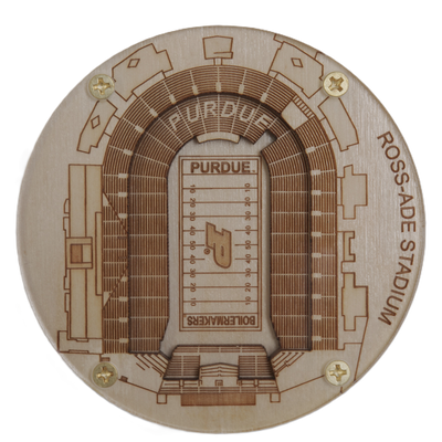 West Lafayette, Indiana Coaster Art (Ross–Ade Stadium)