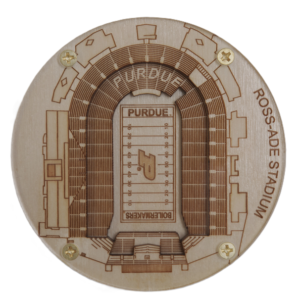 West Lafayette, Indiana Coaster Art (Ross–Ade Stadium)