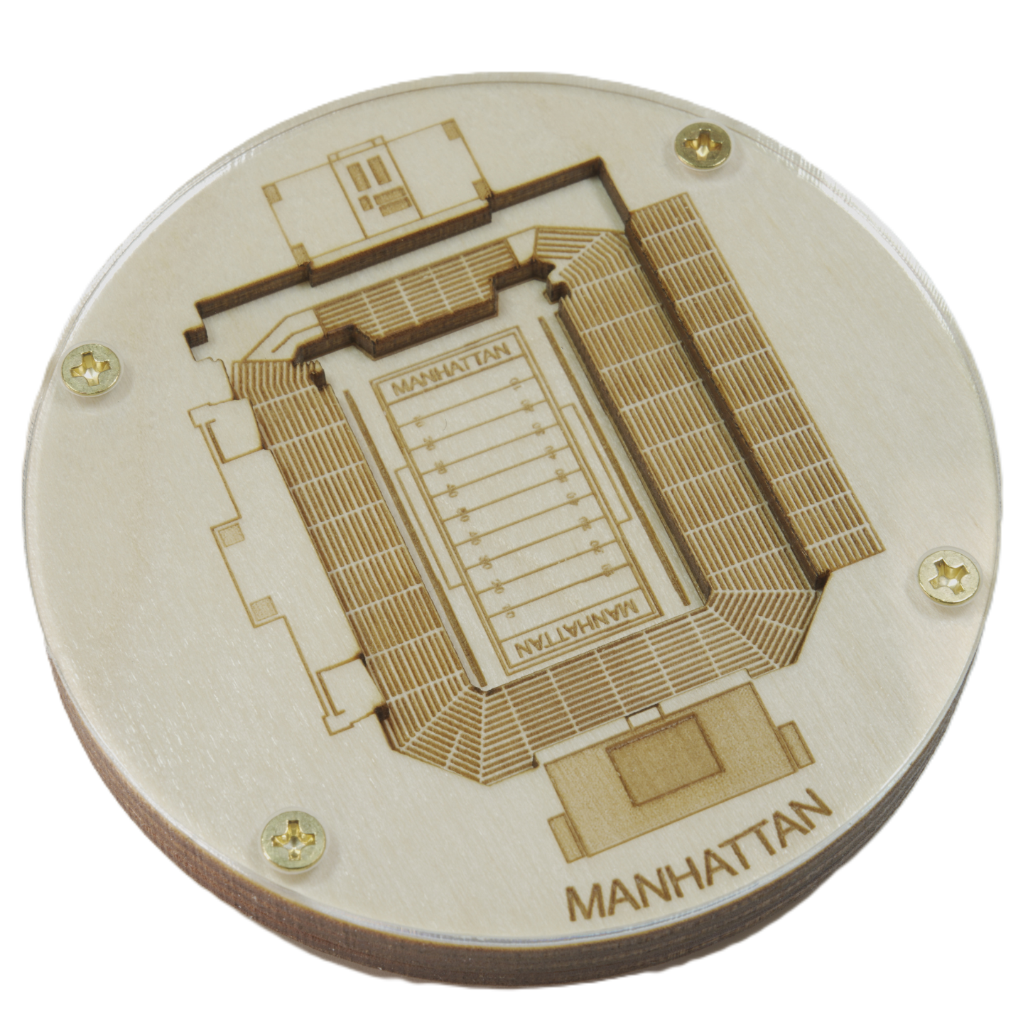 Manhattan, Kansas Coaster Art (Bill Snyder Family Stadium)
