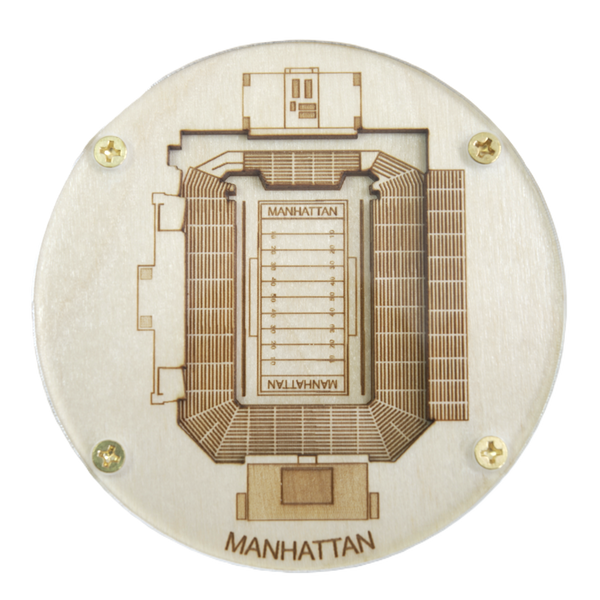 Manhattan, Kansas Coaster Art (Bill Snyder Family Stadium)