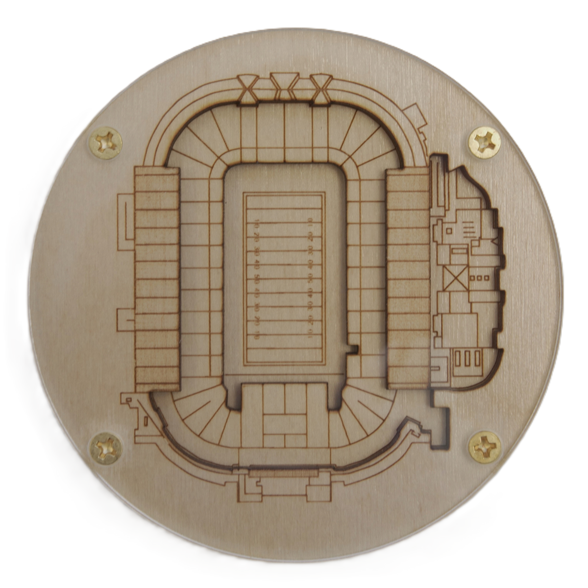 Piscataway, New Jersey Coaster Art (Rutgers Stadium)