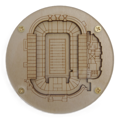 Piscataway, New Jersey Coaster Art (Rutgers Stadium)