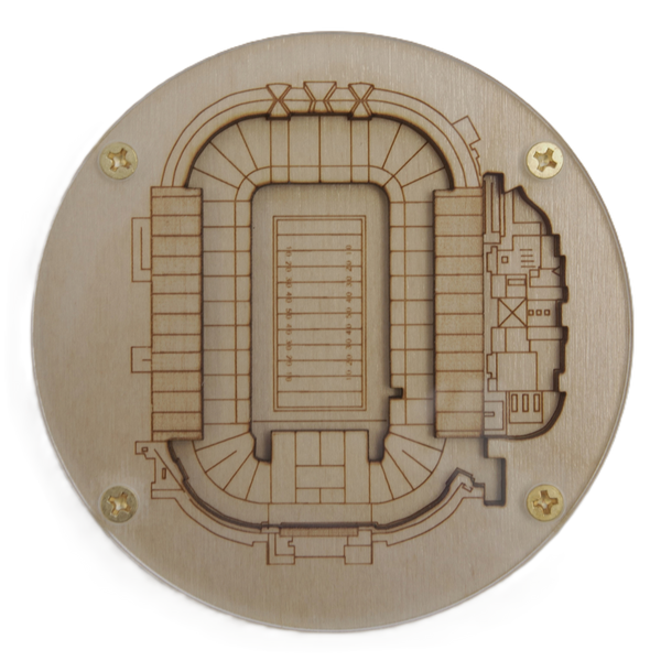 Piscataway, New Jersey Coaster Art (Rutgers Stadium)