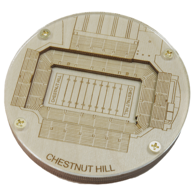 Chestnut Hill, Massachusetts Coaster Art (Alumni Stadium)