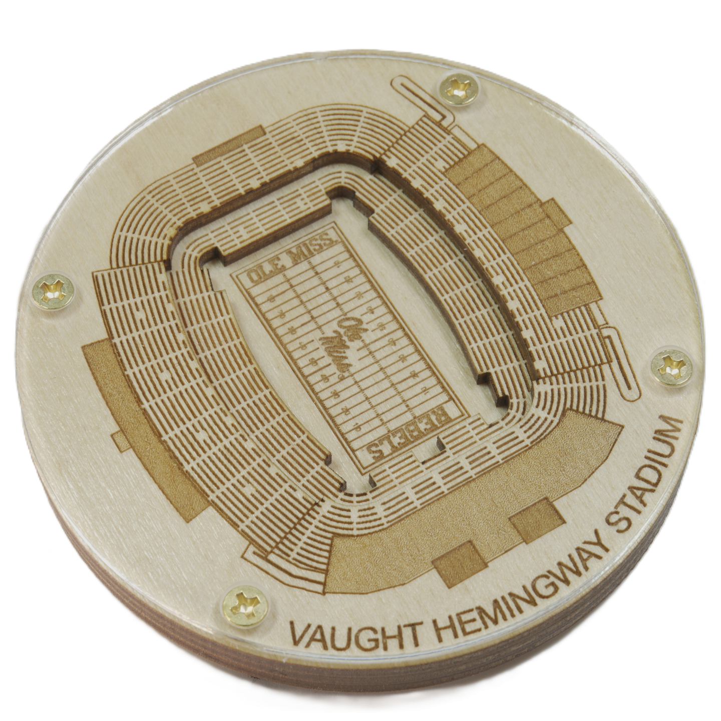 Oxford, Mississippi Coaster Art (Vaught–Hemingway Stadium)