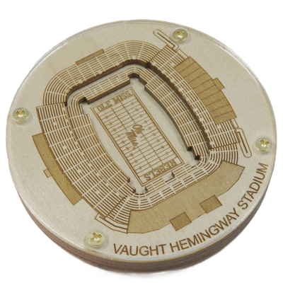 Oxford, Mississippi Coaster Art (Vaught–Hemingway Stadium)