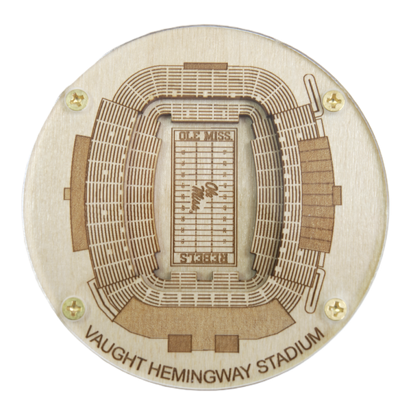 Oxford, Mississippi Coaster Art (Vaught–Hemingway Stadium)