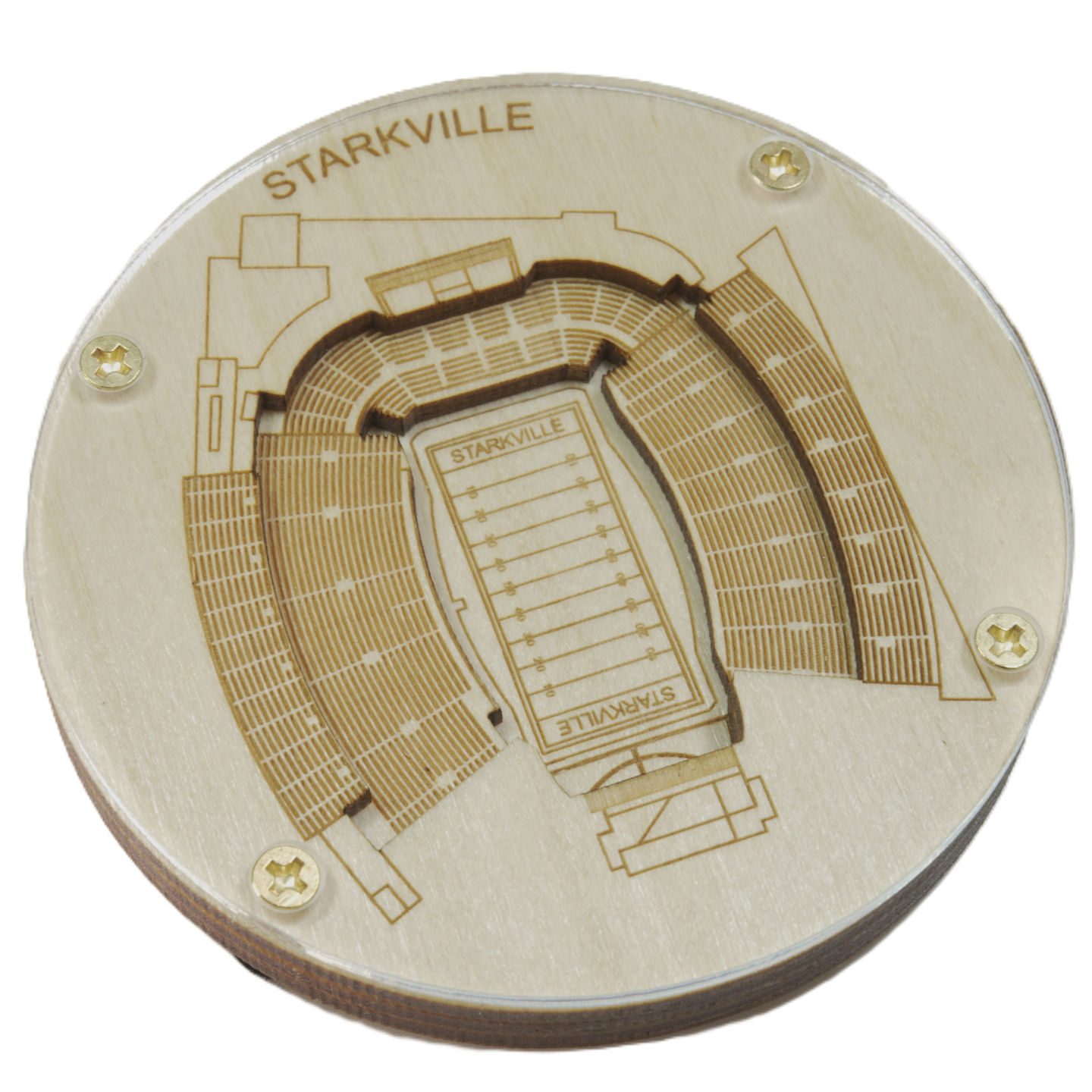 Starkville, Mississippi Coaster Art (Davis Wade Stadium)