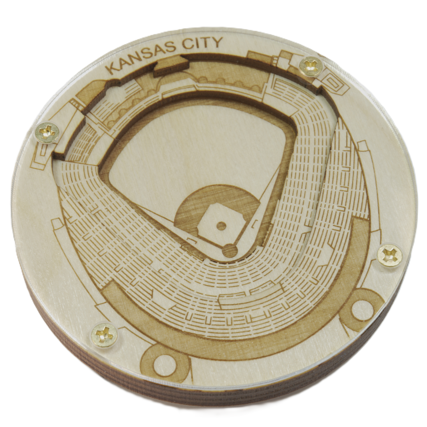 Kansas City, Missouri Coaster Art (Kauffman Stadium)
