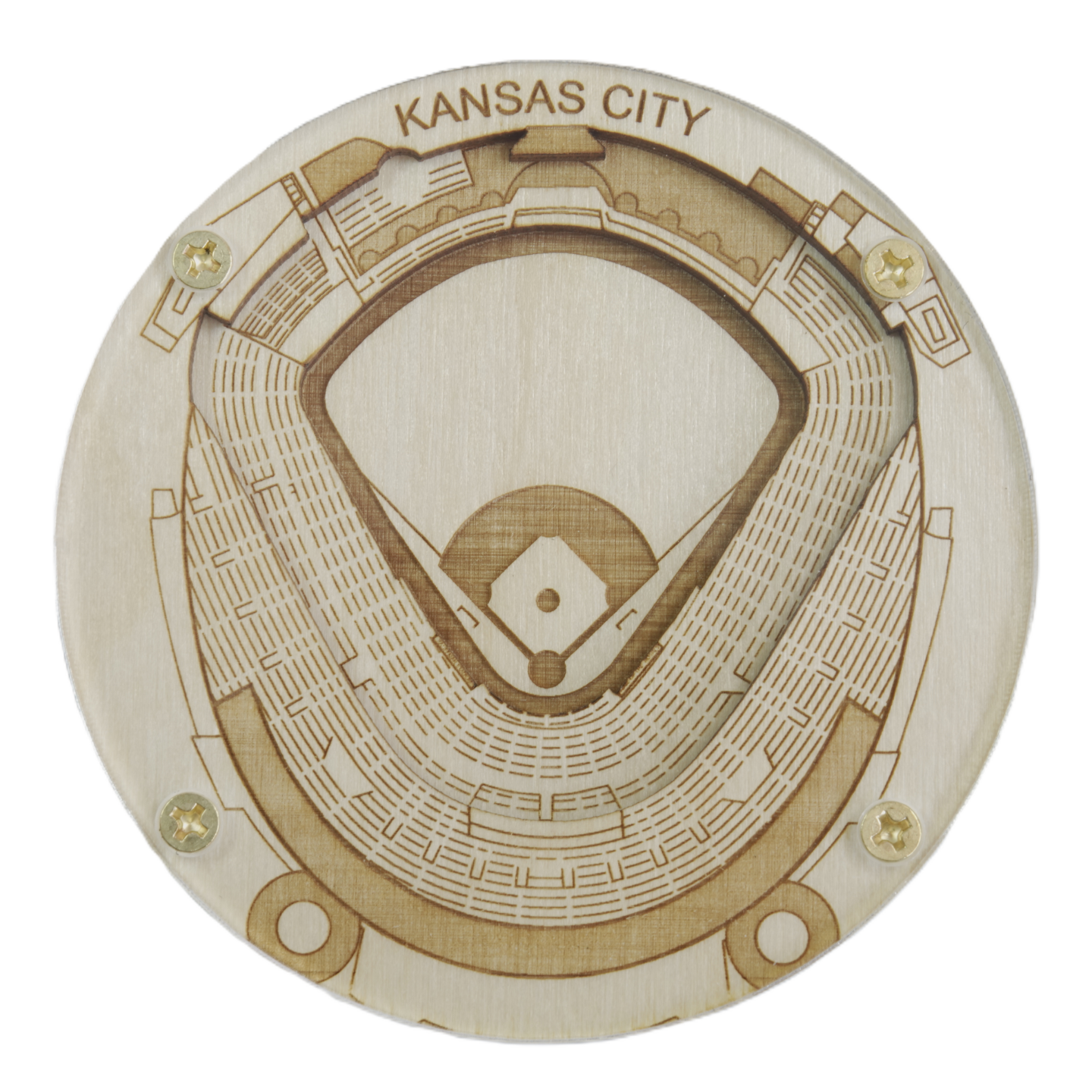 Kansas City, Missouri Coaster Art (Kauffman Stadium)