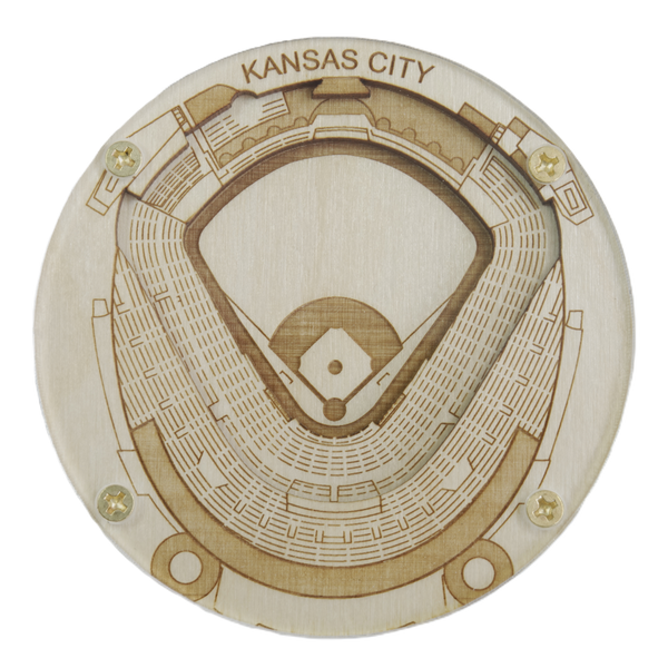Kansas City, Missouri Coaster Art (Kauffman Stadium)