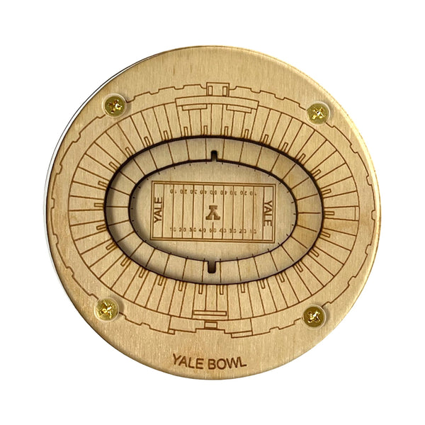 New Haven, Connecticut Coaster Art (Yale Bowl)