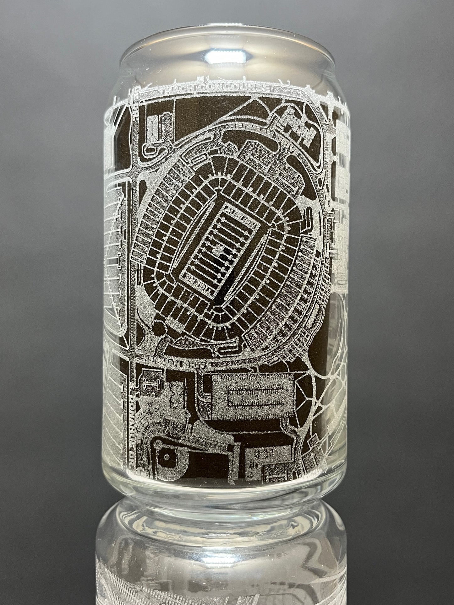 Auburn, Alabama Pint Glass Art (Jordan-Hare Stadium)