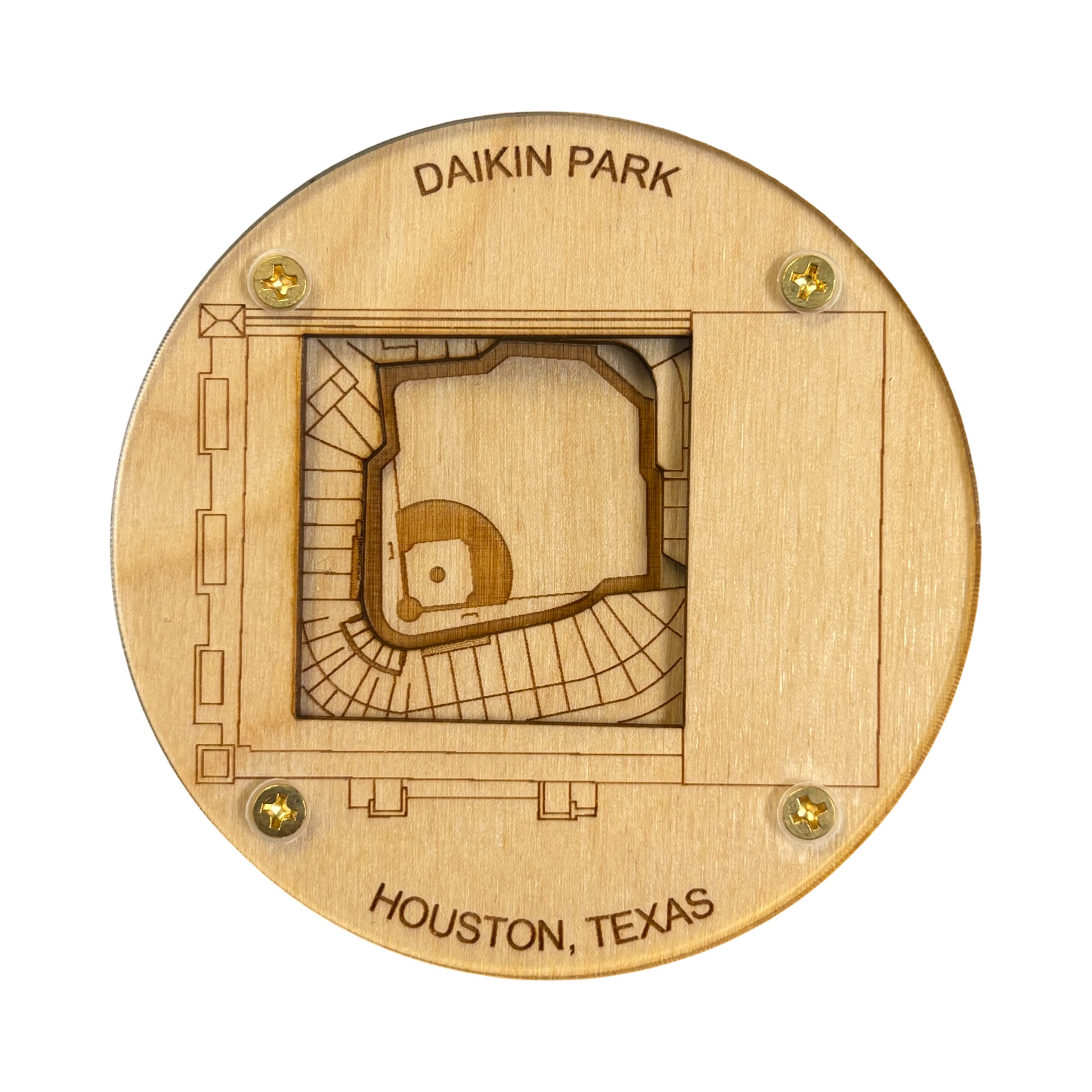 Houston, Texas Coaster Art (Daikin Park)