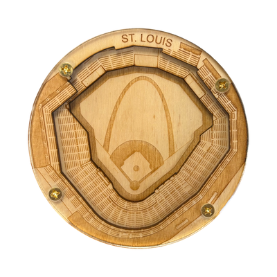 St. Louis, Missouri Coaster Art (Busch Stadium)
