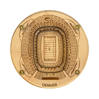 Denver, Colorado Coaster Art (Empower Field)