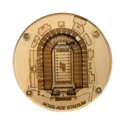 West Lafayette, Indiana Coaster Art (Ross–Ade Stadium)