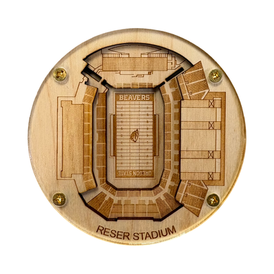 Corvallis, Oregon Coaster Art (Reser Stadium)