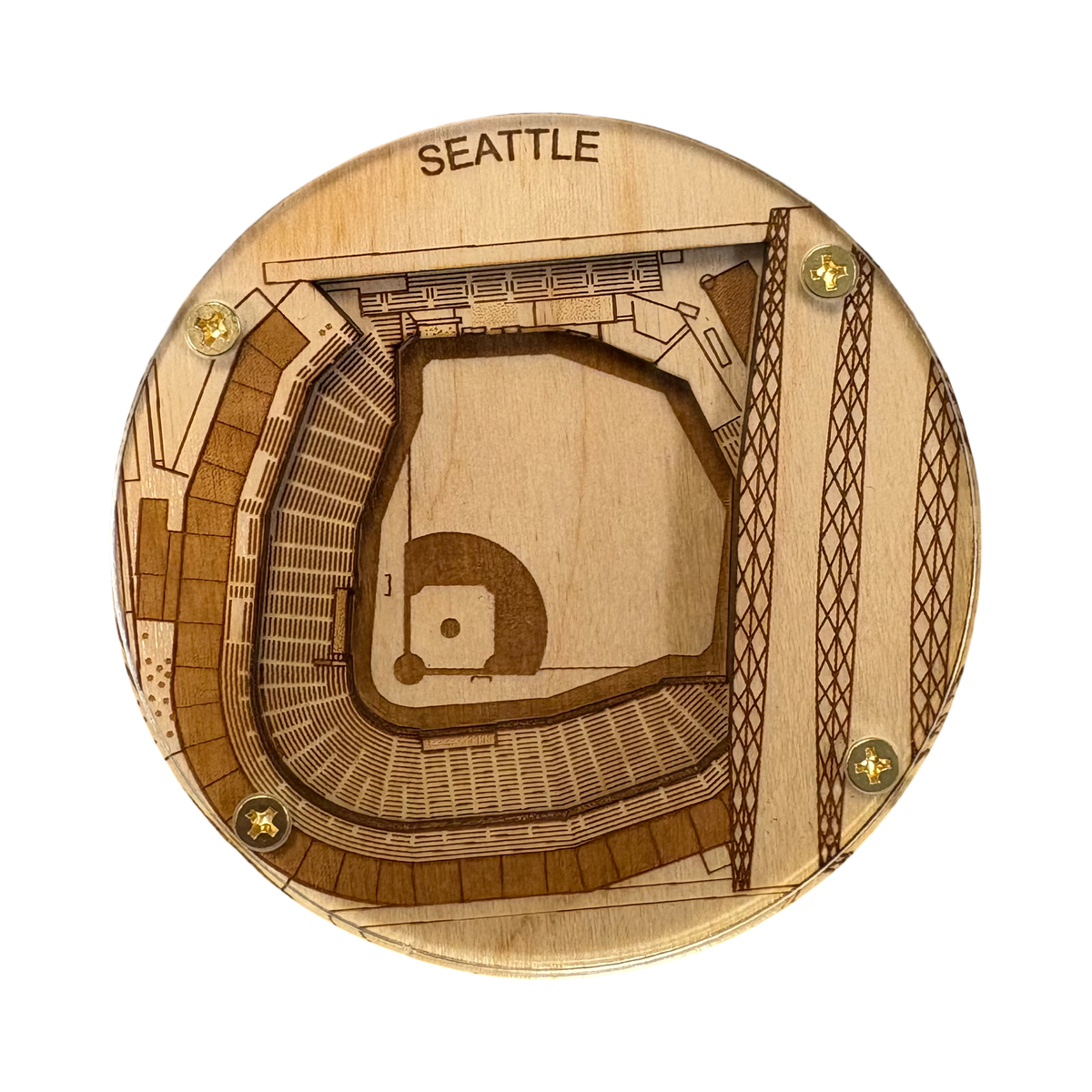 Seattle, Washington Coaster Art (T-Mobile Park) – StadiumMapArt
