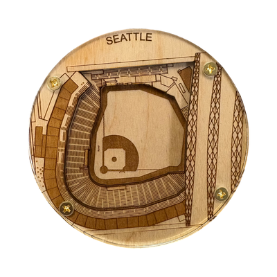 Seattle, Washington Coaster Art (T-Mobile Park)