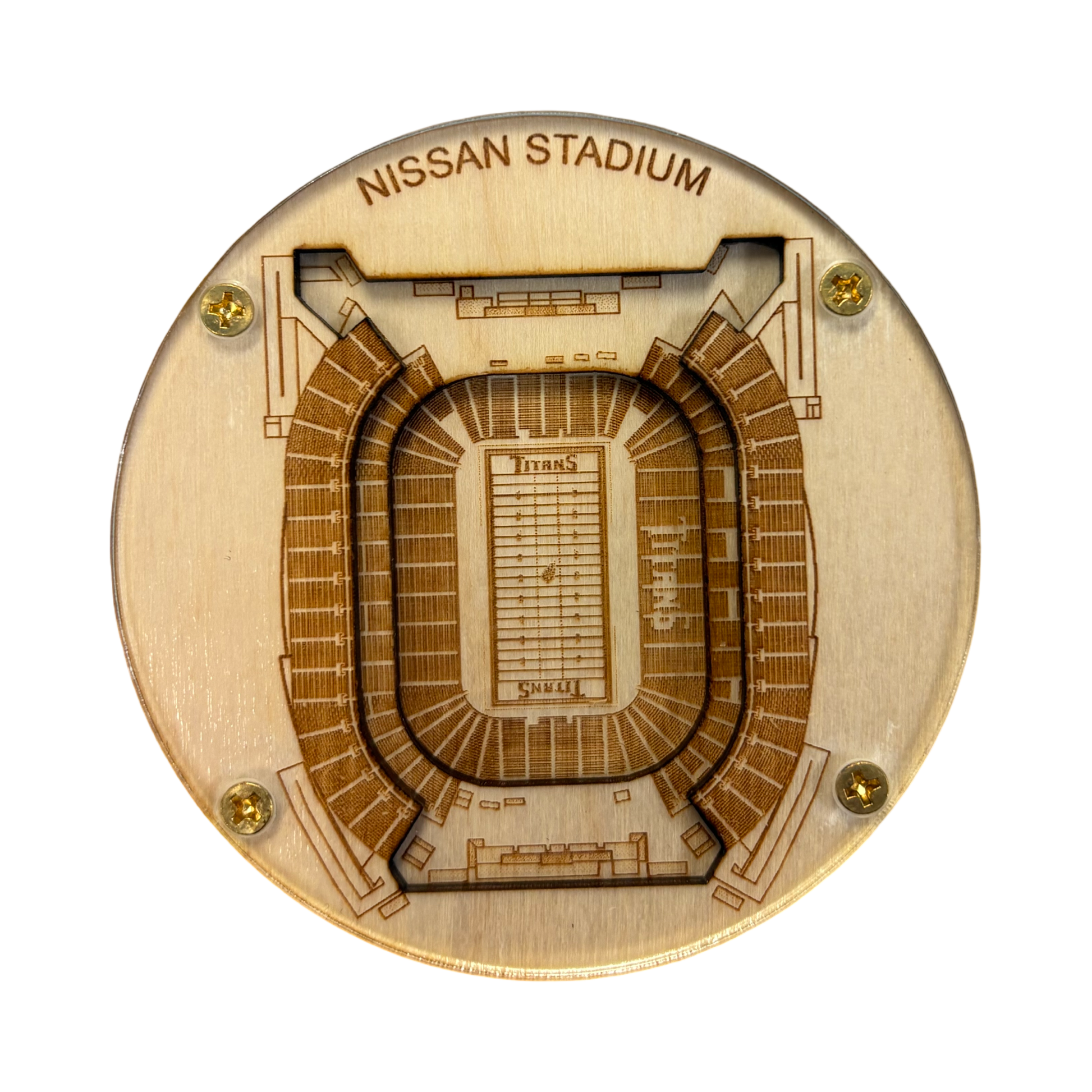 Nashville, Tennessee Coaster Art (Nissan Stadium)