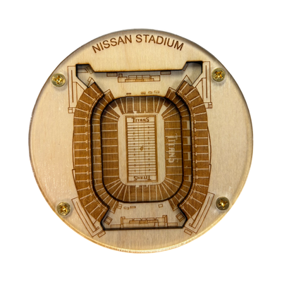Nashville, Tennessee Coaster Art (Nissan Stadium)