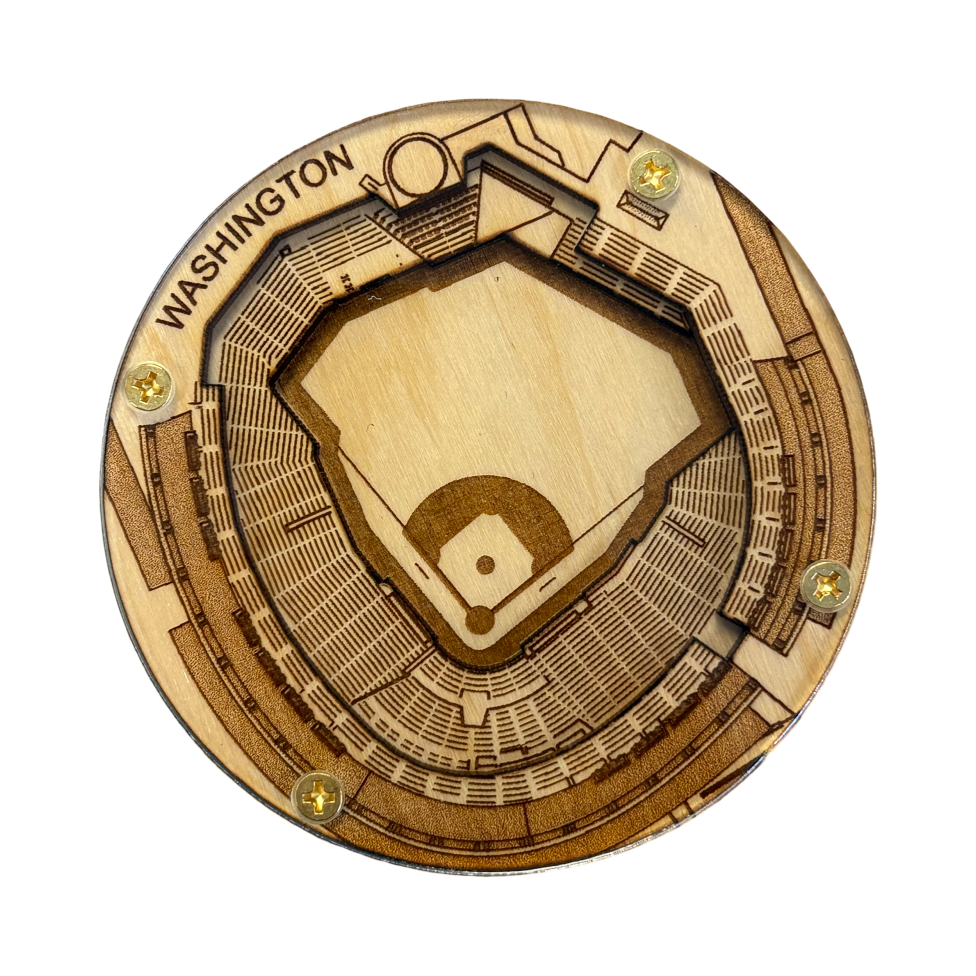 Washington DC Coaster Art (Nationals Park)