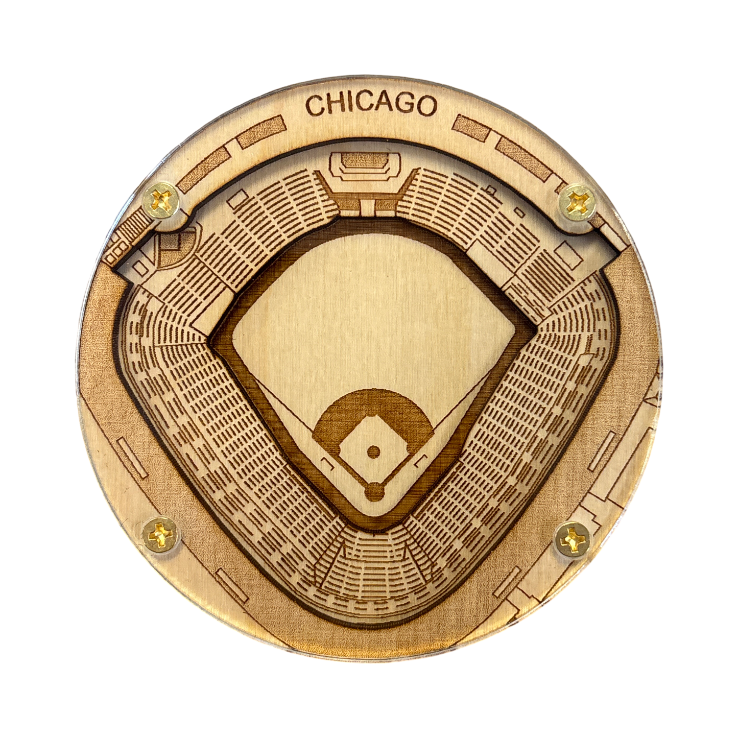 Chicago, Illinois Coaster Art (Guaranteed Rate Field)