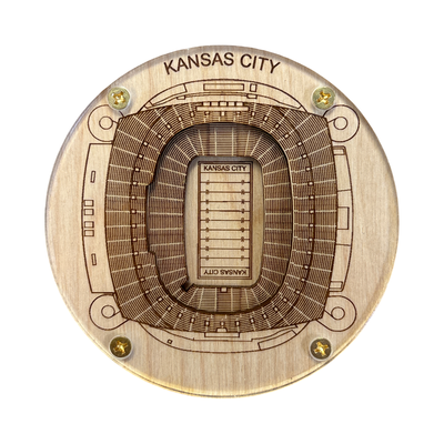 Kansas City, Missouri Coaster Art (Arrowhead Stadium)