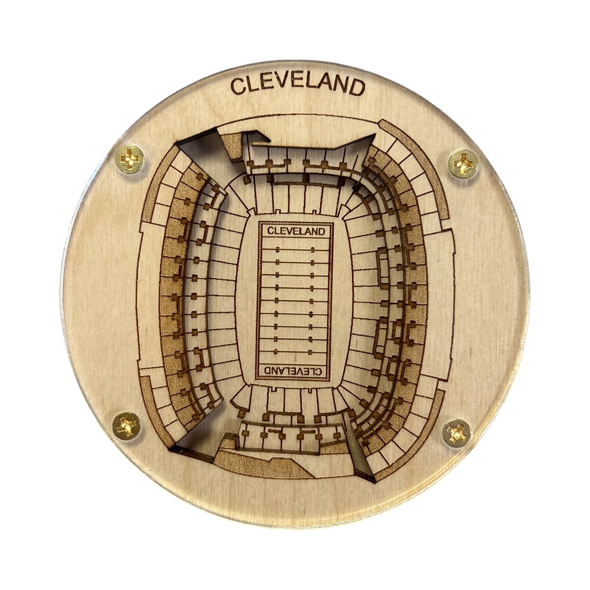 Stadium Map Art Coaster