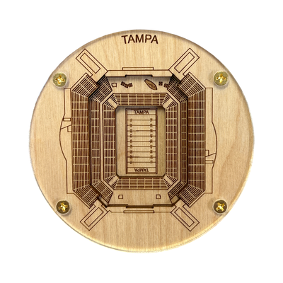 Tampa Bay, Florida Coaster Art (Raymond James Stadium)