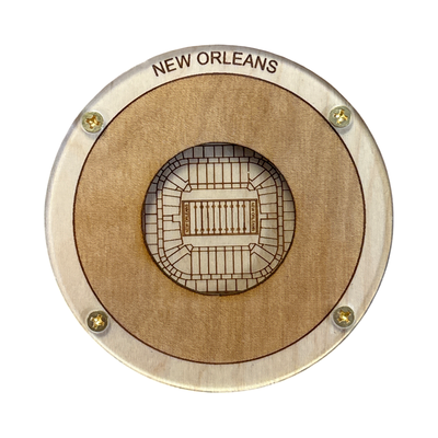 New Orleans, Louisiana Coaster Art (Caesars Superdome)