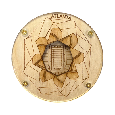Atlanta, Georgia Coaster Art (Mercedes-Benz Stadium)