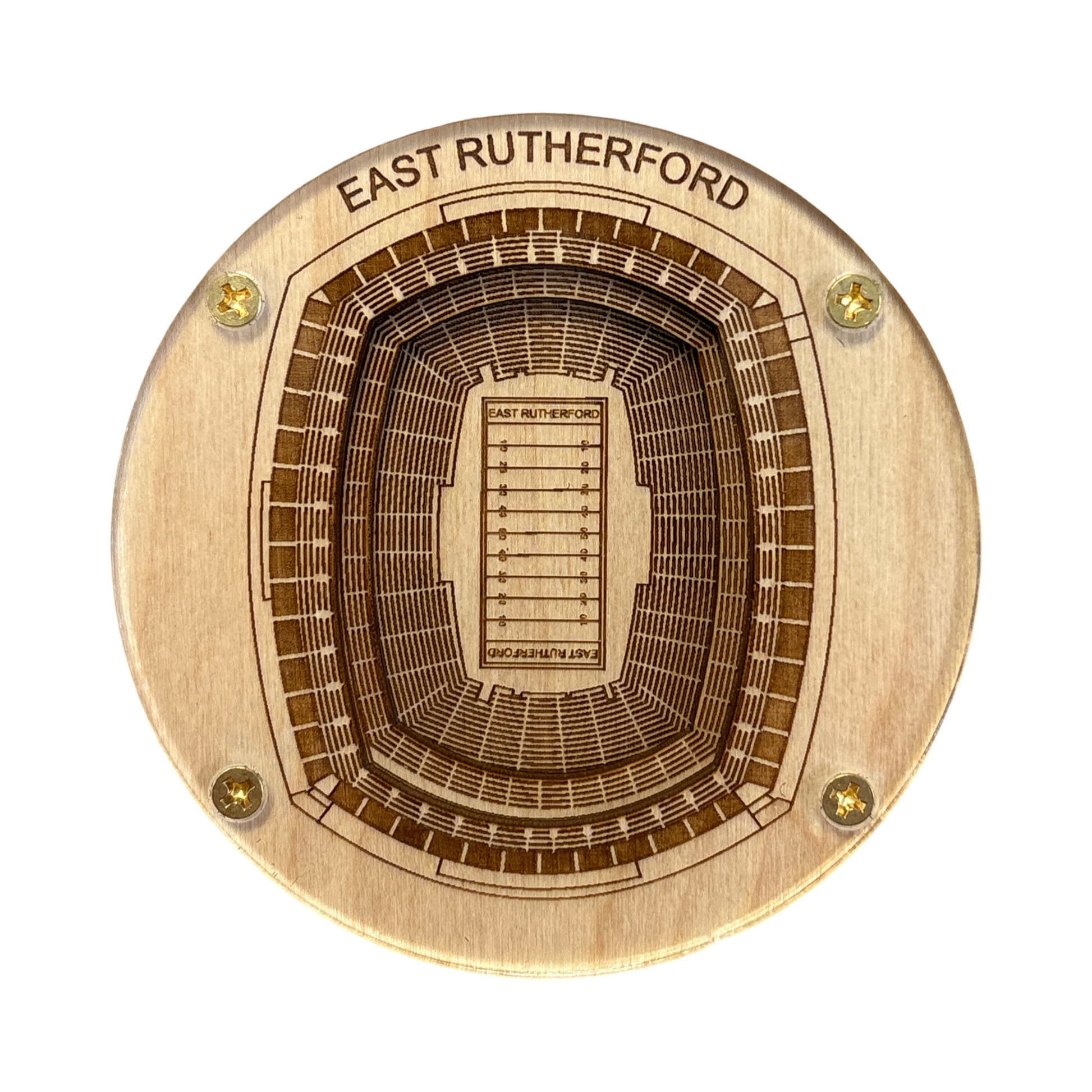 East Rutherford, New Jersey Coaster Art (MetLife Stadium)