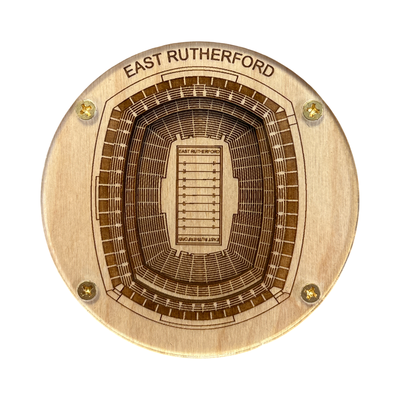 East Rutherford, New Jersey Coaster Art (MetLife Stadium)