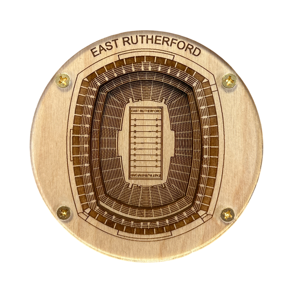 East Rutherford, New Jersey Coaster Art (MetLife Stadium)