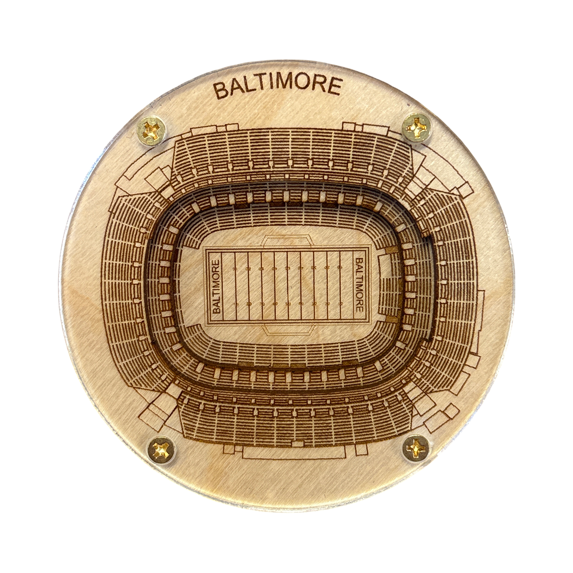 Baltimore, Maryland Coaster Art (M&T Bank Stadium)