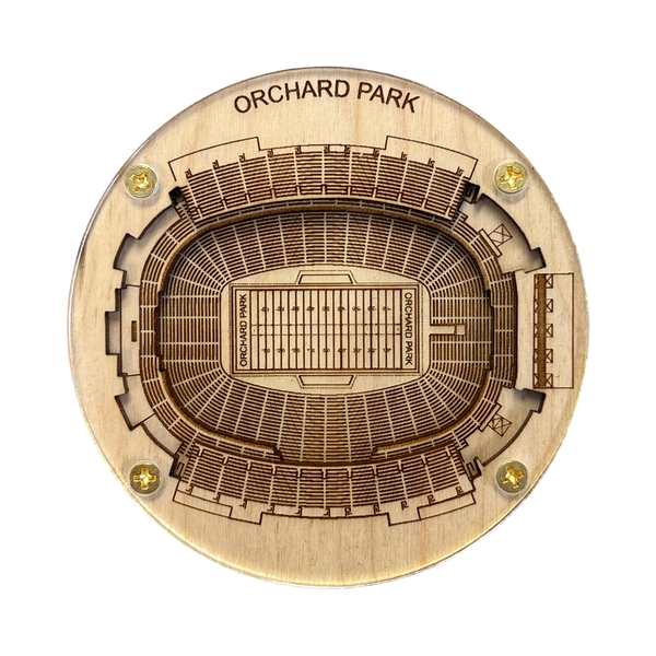 Buffalo, New York Coaster Art (Highmark Stadium)