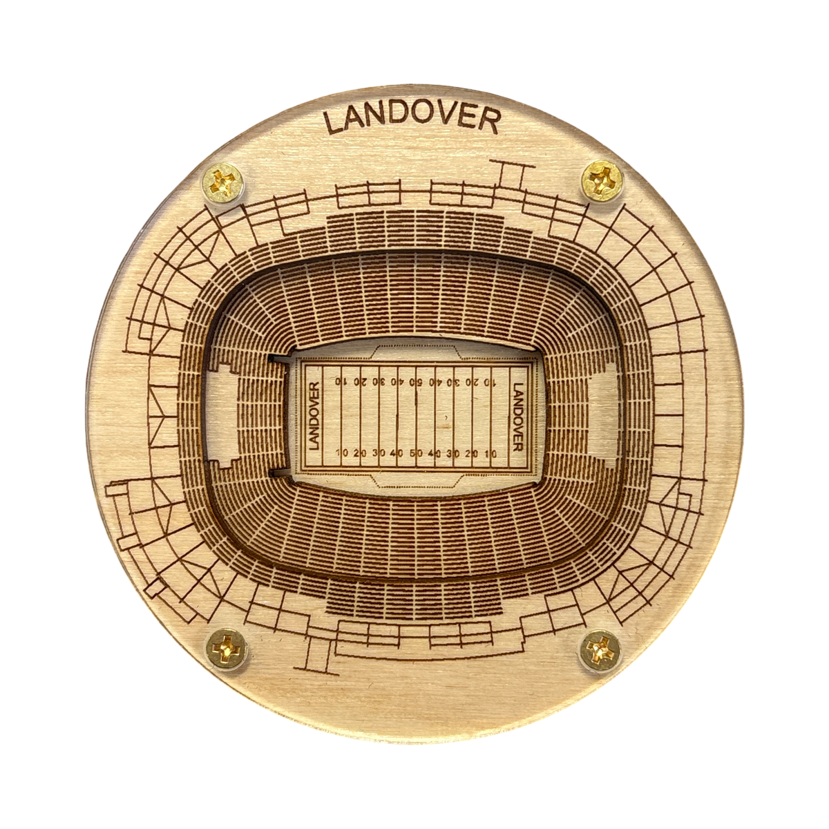 Landover, Maryland Coaster Art (FedEx Field) – StadiumMapArt