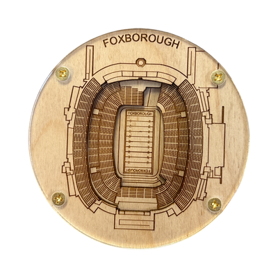 Foxborough, Massachusetts Coaster Art (Gillette Stadium)