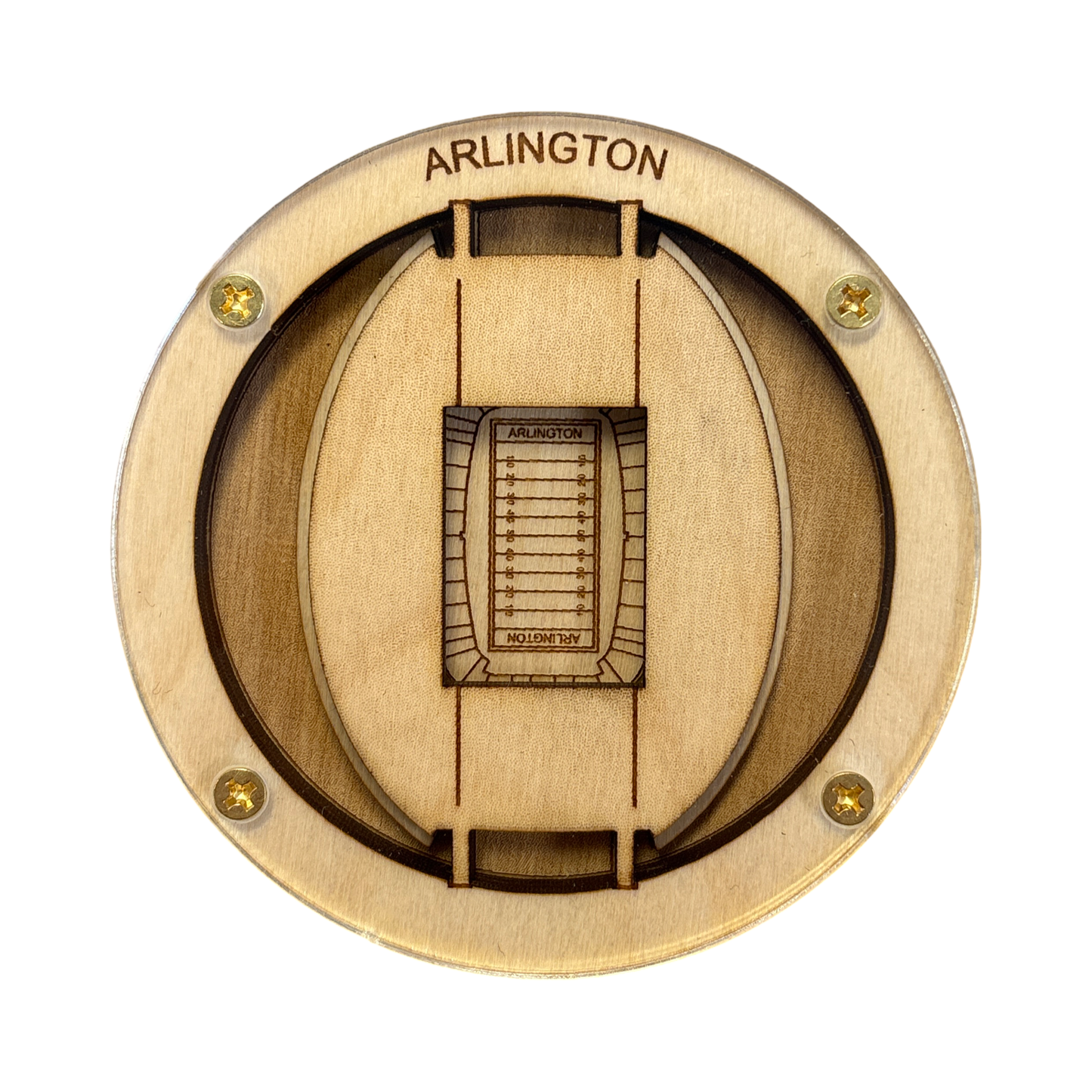 Arlington, Texas Coaster Art (AT&T Stadium)