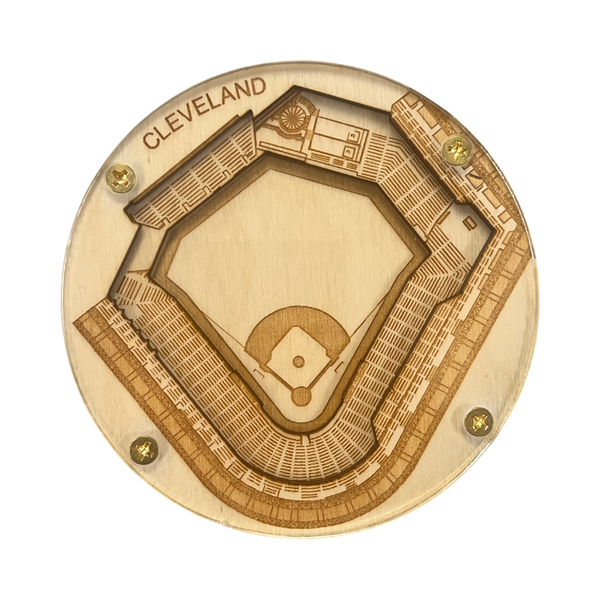 Cleveland, Ohio Coaster Art (Progressive Field)