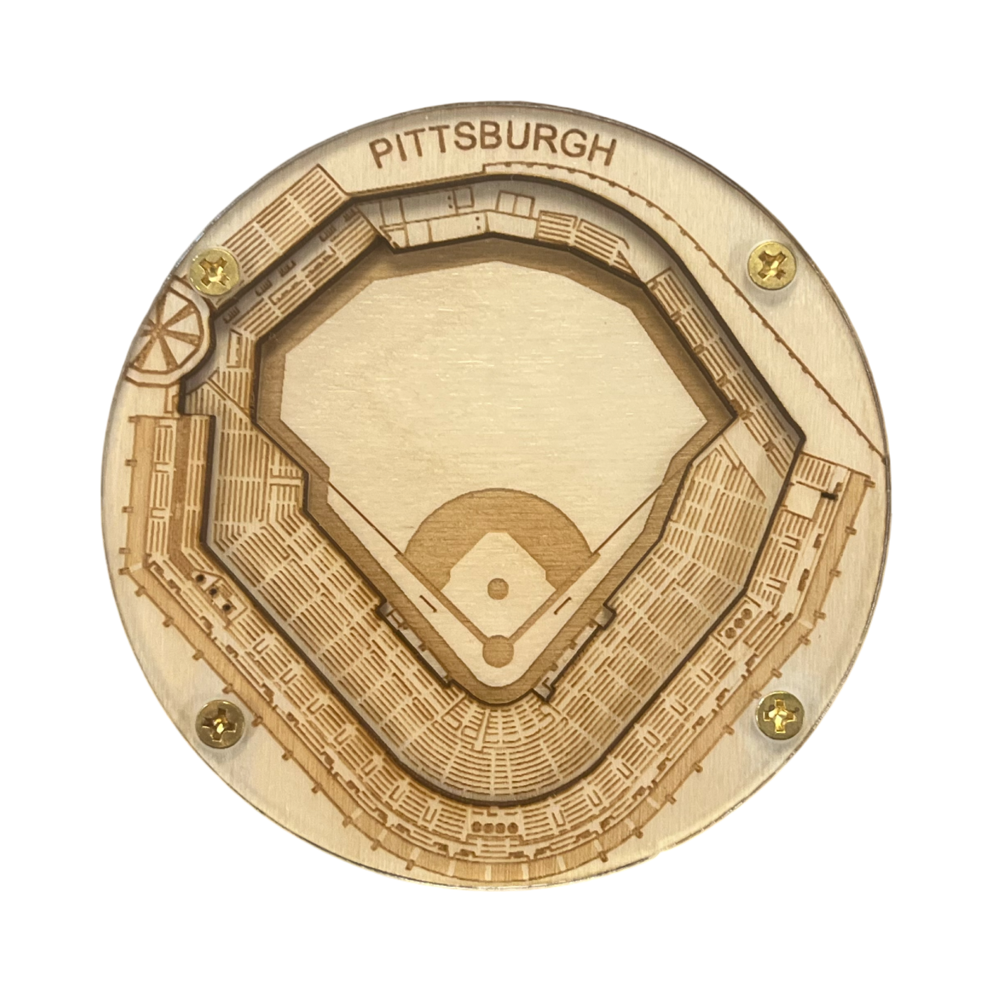 Pittsburgh, Pennsylvania Coaster Art (PNC Park)
